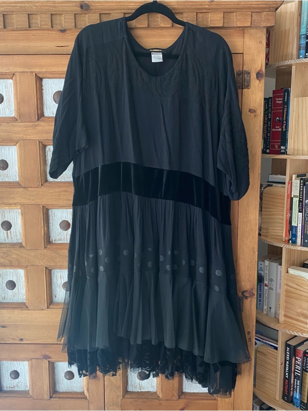 Elegant Black Alembika Tunic / Dress NWOT XL XXL